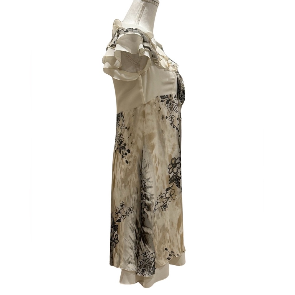 NWT Bleu d’Azur Artistic Printed Dress – Size 6 / FR 38 - Picture 3 of 10